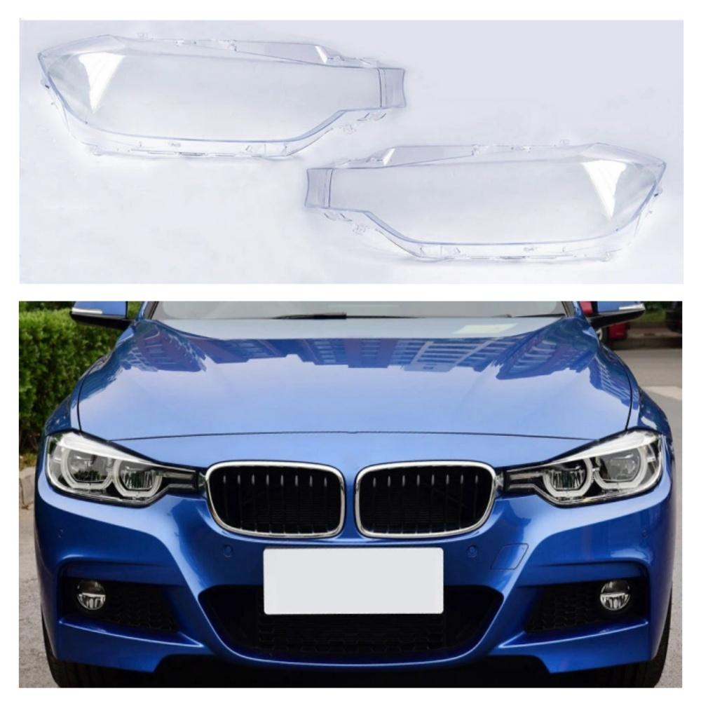 Headlight Cover Transparent Mask Lens Lampshade Headlamp Shell Plexiglass For BMW 3 Series F30 F35 2013-2015 320 328 316 335
