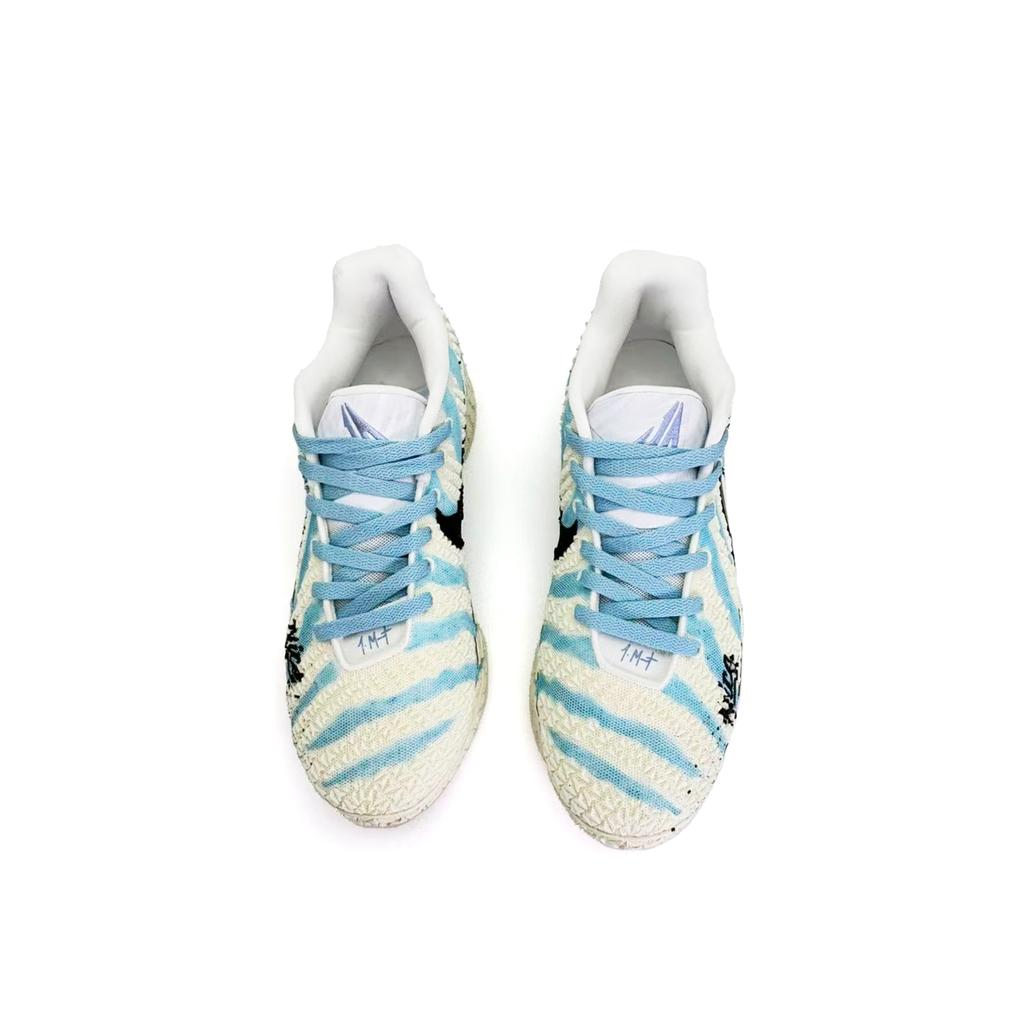 Nike Ja Morant 3 Blue Trace, Court Elf Mesh, Synthetic Leather Breathable Support Grip Low Top ZOOM X Basketball Shoes HF2794-101(Team1356-)
