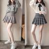 Damska krótka spódnica z wysokim stanem Harajuku School Girl plisowana spódnica seksowna mini spódniczka damska