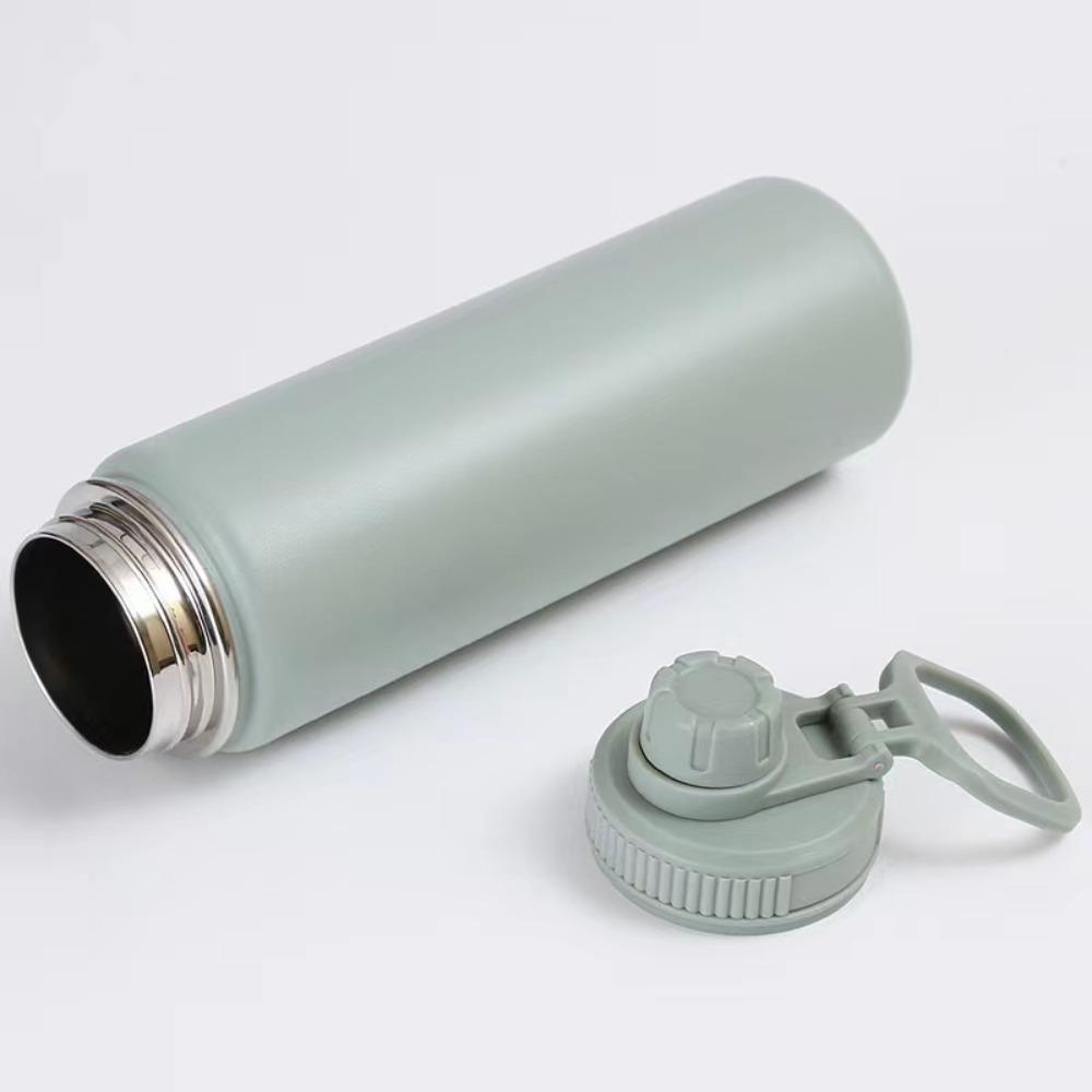 Plastic Sports Bottle Lid Leak Proof Vacuum Cup Lid Water Bottle Handle Cover  Wide Mouth Tumbler