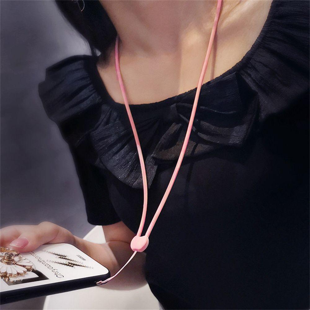 Silicone Badge Lanyard Phone Lanyard Phone Necklace Strap Phone Hanging Rope Mobile Phone Straps