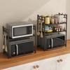 Kitchen Storage Rack Microwave Shelf Multi-Layer Kitchen Countertop Storage Shelf Microwave Stand Seasoning Organizer