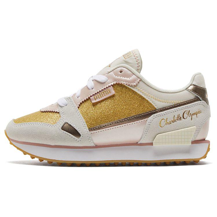 PUMA Charlotte Olympia X Mile Rider 'Gold Glitter' Women's 374340-01