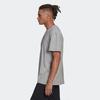 Adidas Drop Shoulder Sleeve T Shirt Men's Gray HE4365
