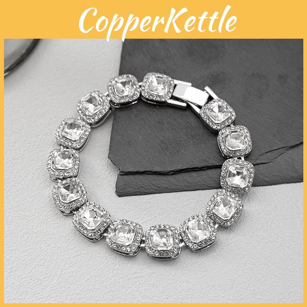 Steel Titanium Minimalist Hand Jewelry Cubic Zirconia Geometric Everyday Shape