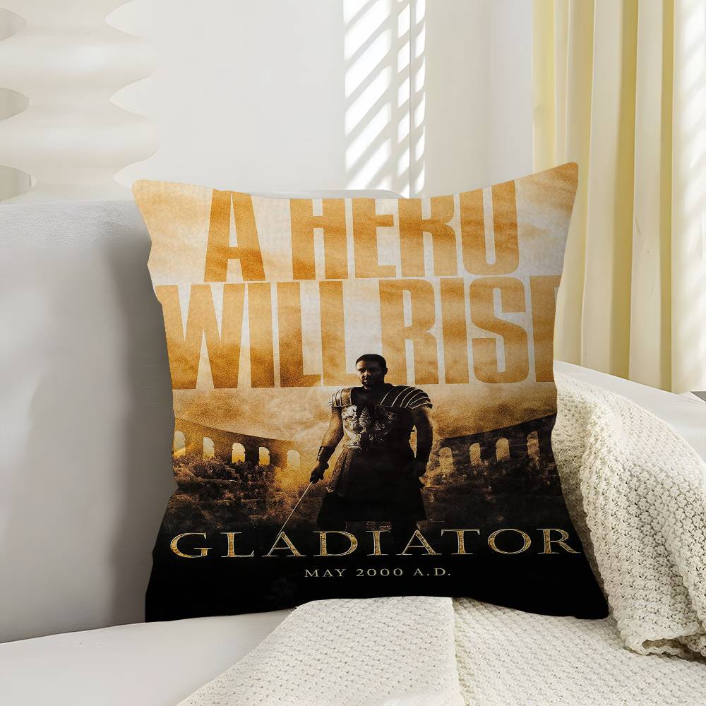 Gladiator Classic Movie Personalized Pillow Dust Cover Bedroom Kids Party Decoration Pillowcase Birthday Children Gift
