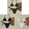 Ladies Bikini Swimsuit With Nylon Material And Removable Padding For Beach And Pool Use