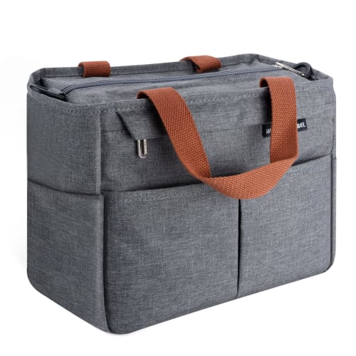 kihutor Lunch Bag, Insulated Lunch Bag, 7L Capacity, Small, Long-Lasting Insulation, Handbag/Shoulder Bag, Water-Repellent, Insulated, Foldable, Light