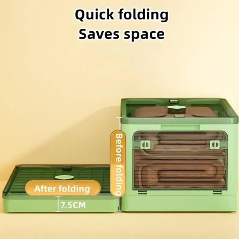 Folding Storage Boxes Five Door Camping Box Tourist Table Car Trunk Box Vehicle Supplies Fishing Accessories Plastic Container