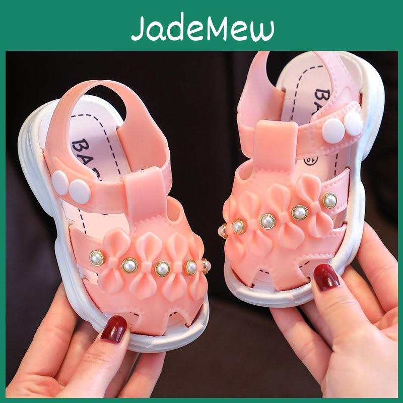 Baby Shoes Sandals Infant Girls Summer Sandal Flower Soft Rubber Sole Antislip Crib Shoes