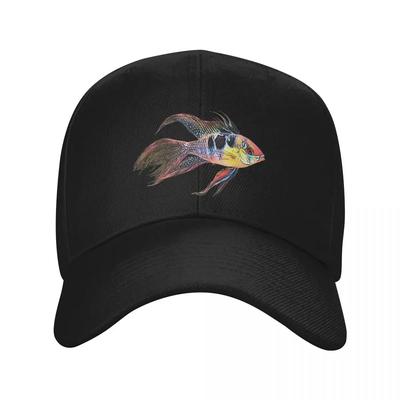 New GerUnisex Blue Ram Cichlid Baseball Cap Derby Hat Dad Hat Winter Hat Luxury Women Unisexs