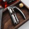 Red Wine Champagne Corkscrew Zinc Alloy Semiauto Wine Opener For Home And Commercial Use