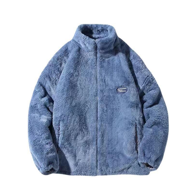 

Новая женская плюшевая куртка под овчину, модная, i, осенне-зимняя, плюшевая, утолщенная, свободная, пушистая, из искусственного меха, хлопковая одежда XXL