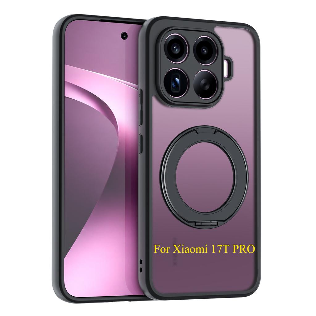 Case For Xiaomi 17T / 17T Pro Minimalist Transparent Magnetic Acrylic Skin-Friendly Drop-Resistant Cover For MI 17 T Pro Funda