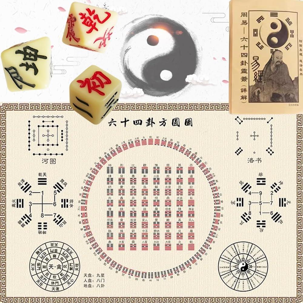 Tbdbnr Fortune Telling Octahedral Dice 3 Pieces Set