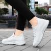 Scarpe Sportive Casual da Donna Sneakers in Rete Leggere Traspiranti Scarpe da Corsa da Donna a Colore Unico con Suola Spessa Suola Antiscivolo