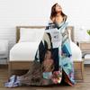 Freya Skye Super Soft Blanket  Travel Plush Bedding Throws Funny Living Room Flannel Bedspread Sofa Bed Cover