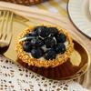 7PCS Fruit Egg Tart Artificial Cake Lifelike Fake Mango Cute Simulation Strawberry Home Decoration Ins Photograpy Props