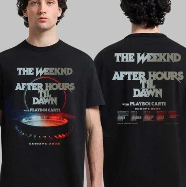 The Weeknd After Hours Til Dawn Tour 2026 T-Shirt 4XL