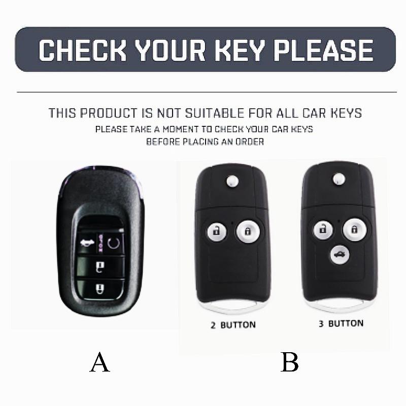 Metal Zinc Car Flip Key Case Cover For Honda Acura TL TSX ZDX RSX CRZ For Honda Civic Fit Accord CRV HRV Jazz Odyssey Vezel 2022