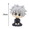 10cm Anime Jujutsu Kaisen Figure Itadori Yuji Gojo Satori Fushiguro Megumi Kugisaki Kawaii Toy Car Decoration PVC Model Gift