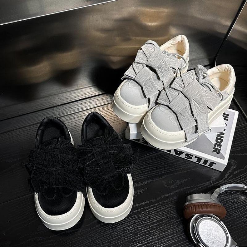 Fashion 2025 New Trend Summer Sneakers For Woman Big Bow Thick Soleplate Shoes For Woman Ladies Platform Shoes are Fashion And Casual