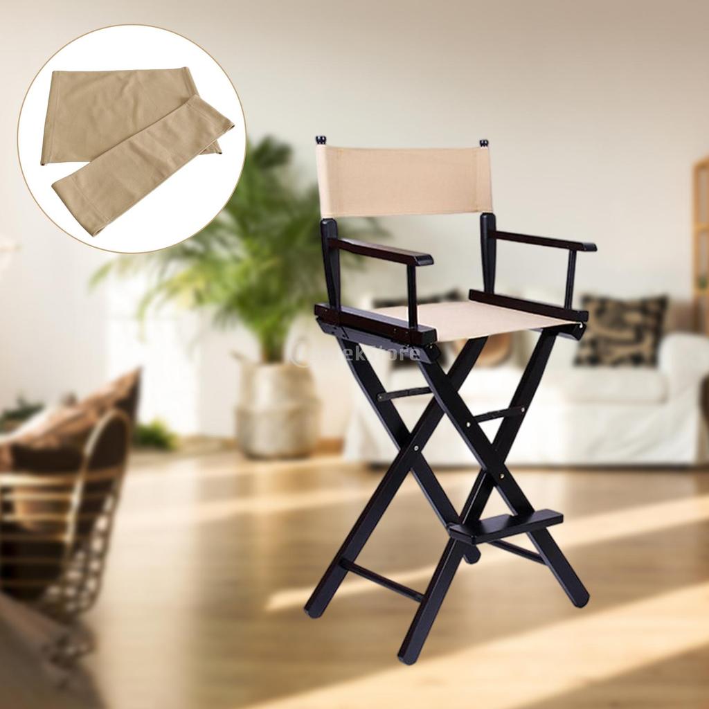 Fabric Backrest Seat Fabric for Folding Cross Chair / Stool / Seat Replacement Cover Canvas for Directors Chairs