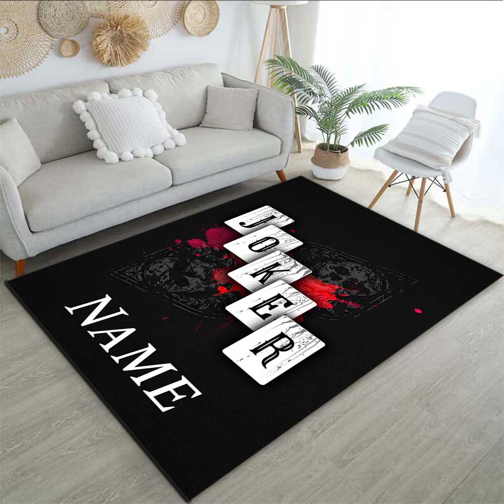 Warnermedia (18) Customize your name rug, office chair cushion, home bedroom living room gift.
