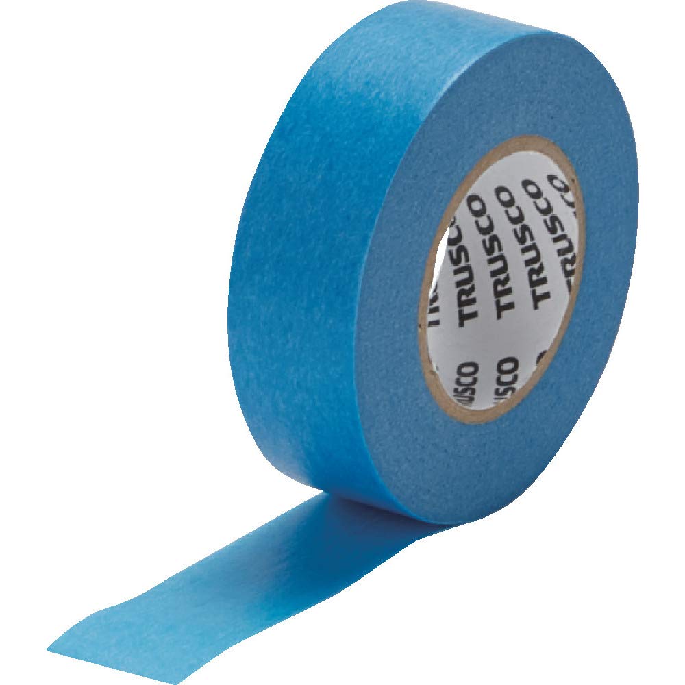 TRUSCO SMT-2418-5-B Sealing Masking Tape for Frames, 0.9 Inches (24 Mm) X 6.9 Ft (18 M), 5 Rolls, Blue