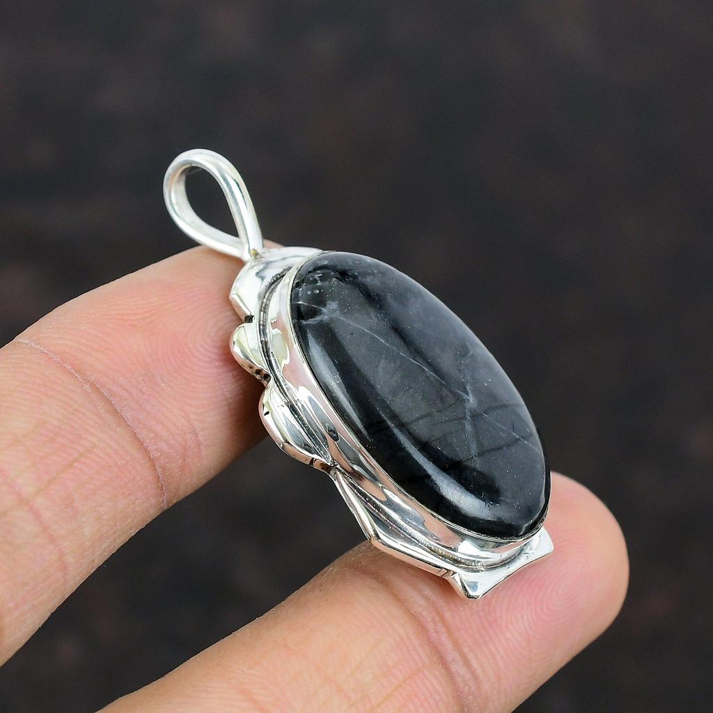 Picasso Jasper Pendant Handmade Gemstone Pendant Dainty Jewelry 925 Sterling Silver Pendant Handmade Pendant Brand New Pendant Gift For Wife