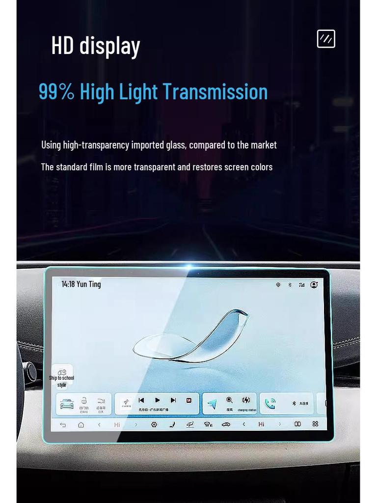 BYD Seal 06 Central Control Screen Protector for Navigation and Display