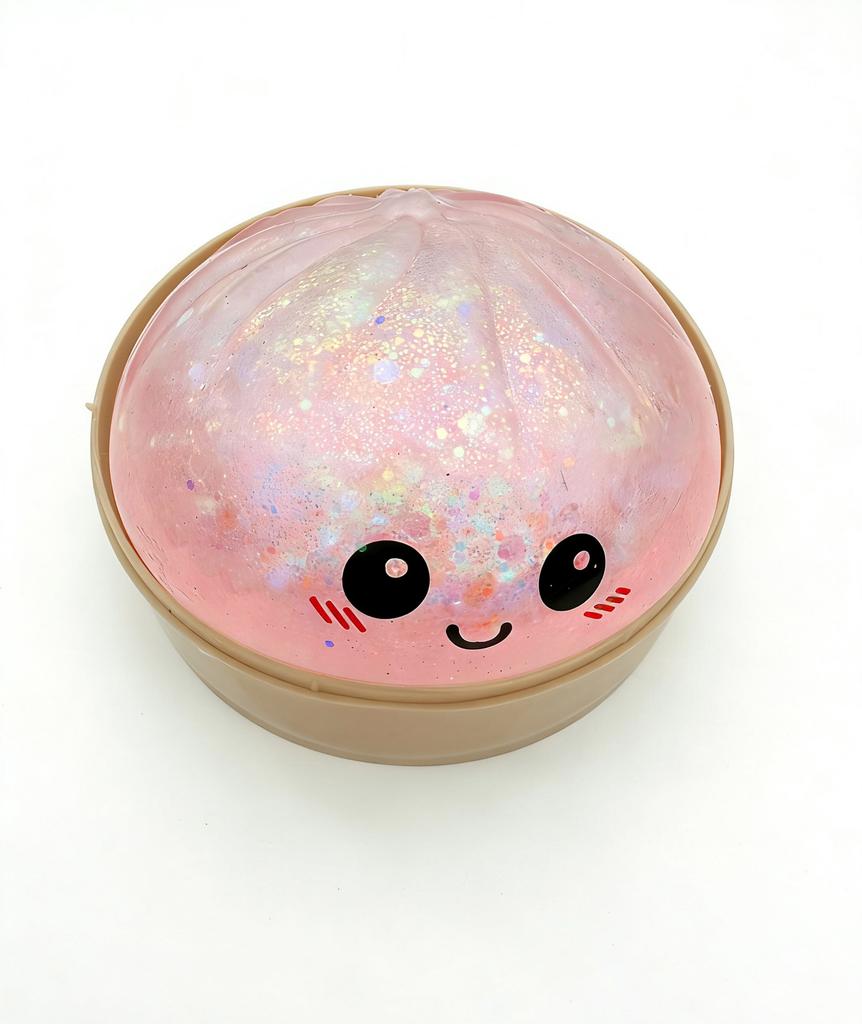 Cartoon Squishy Plasticity Buns Toys Transparency Squeeze Toy Relieve Stress Funny Anti-Stress Sensory Toy Adult Trendy Toy Gift