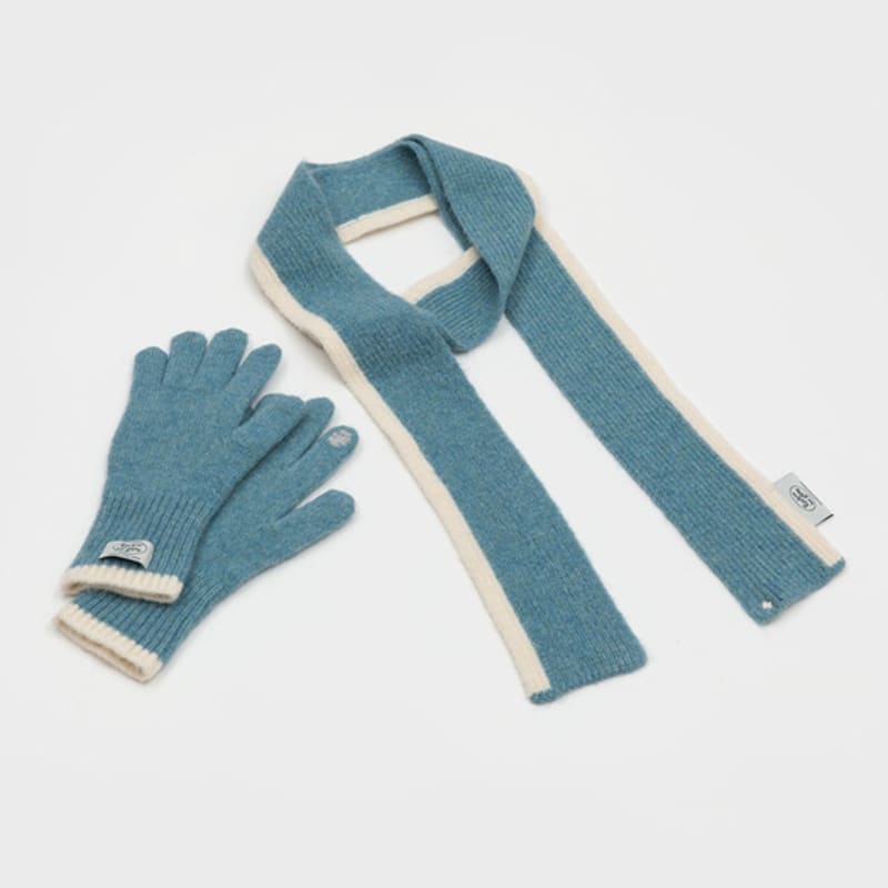 RECLOW FROZEN MUFFLER GLOVE SET MINT