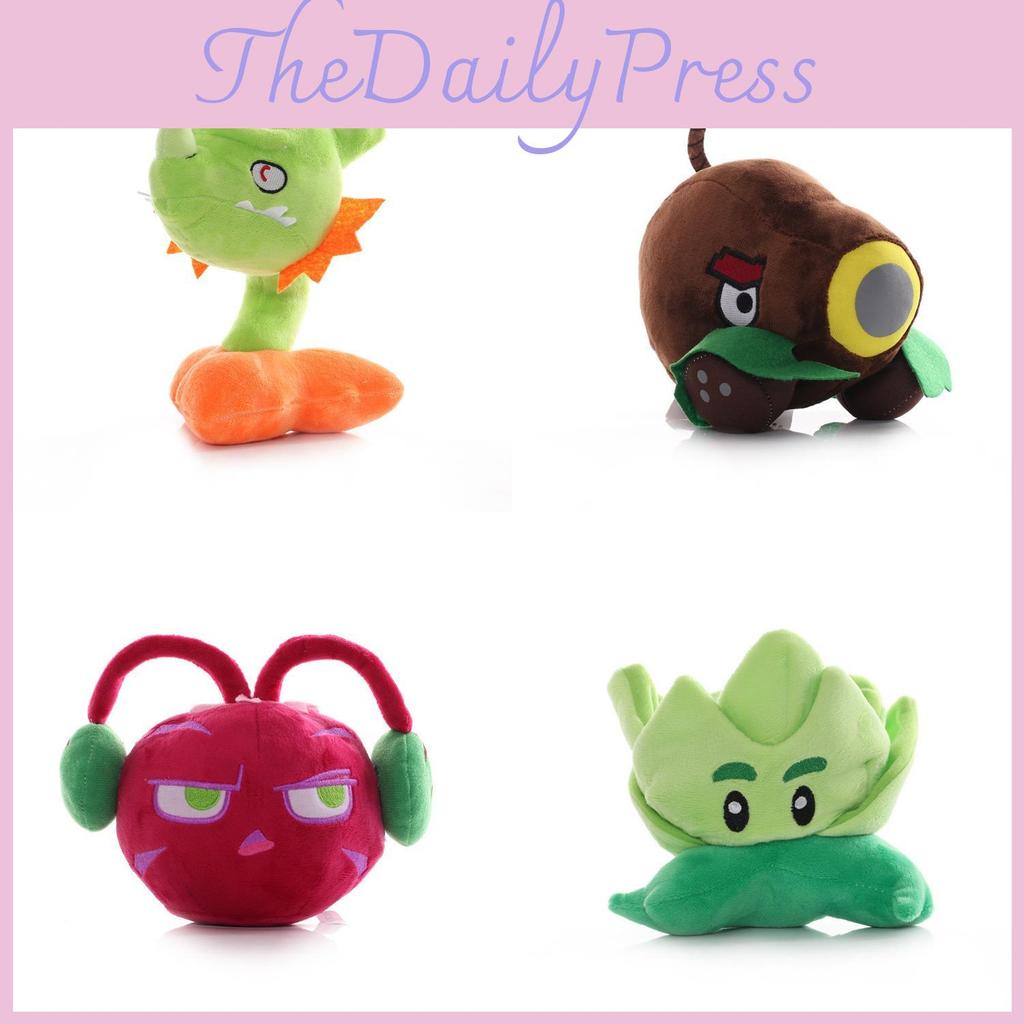 Plants Zombies Vs Plush Toy Cartoon Stuffed Doll Room Decoration Gifts Kids