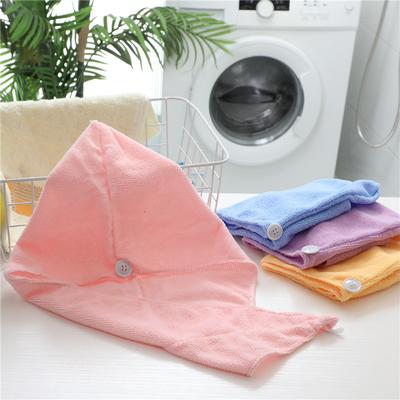 Solid Color Absorbent Dry Hair Cap Absorbent Dry Hair Towel Thickened Dry Hair Towel Dry Shower Cap Household Necessities