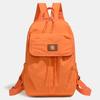 Waterproof Backpack with Front Pocket Nylon Solid Color Casual Backpack