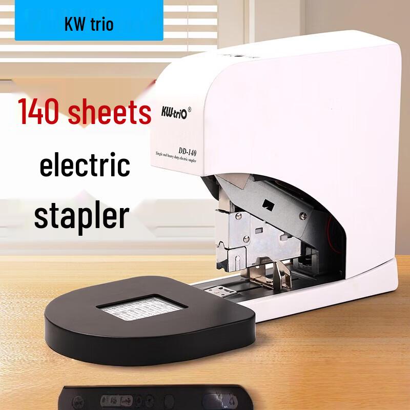 KW-triO DD-140 Electric Foot-Pedal Heavy-Duty Office Stapler CN plug (adapter included)