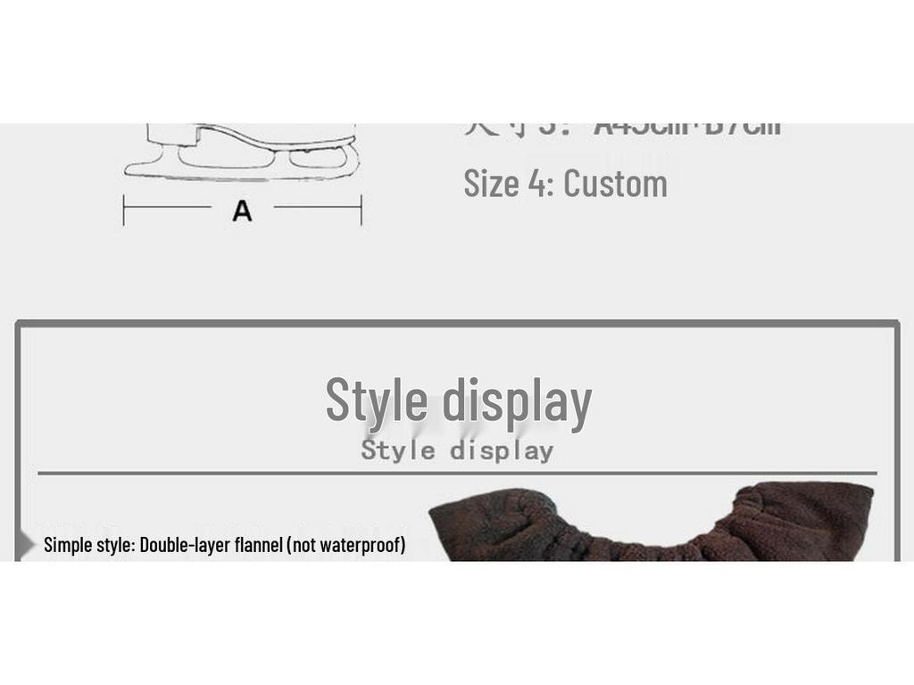 Protective, Cut-Resistant Ice Skate Blade Covers for Figure, Hockey, and Speed Skating - One Size