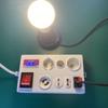Multifunctional Electric Power Meter For LED Light Testing Voltage And Wattage Up To 600W With Various Socket Types