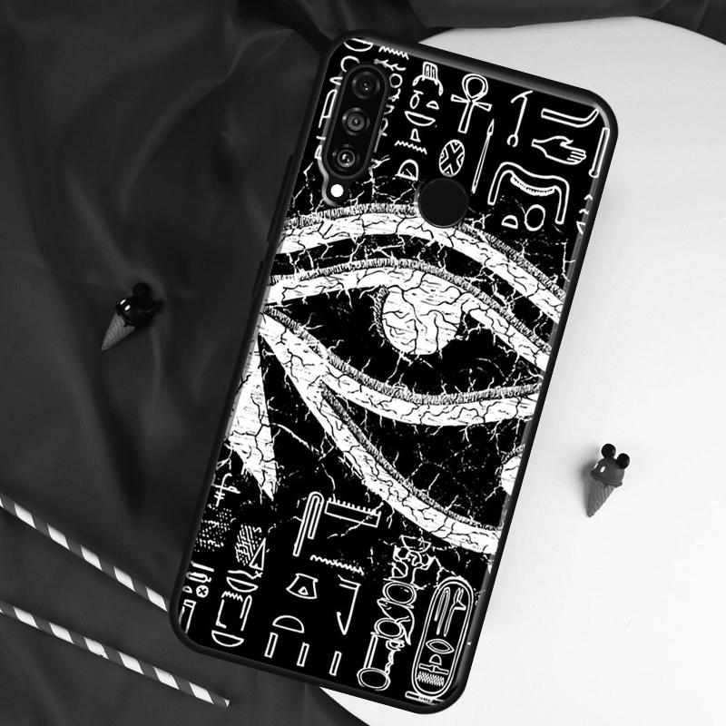 Sacred Eye of Horus Egypt Fresco For Huawei Nova Y61 Y70 Y90 Y60 Y72 Y91 12s 12i 11i 7i 8i 9 10 SE P60 Pro P30 P40 Lite Case
