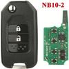 2/3 Button Remote Car Keys Fob for URG200 KD900 KDNB Ergonomic Design Replacement Universal Remote Key with Chip