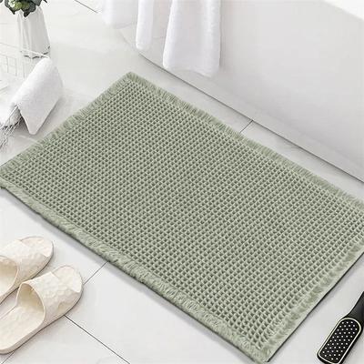 1PC Super chłonna kratka łazienkowa, nadająca się do prania w pralce, dywaniki łazienkowe, antypoślizgowa, supermiękka mata do wanny do sypialni i kuchni
