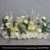 Blue Artificial Flower Row for Wedding Aisles and T-stage Decorations