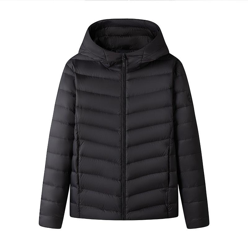 Winter new light and thin down jacket women's warm casual outdoor stand-up collar white duck down warm slim jacket