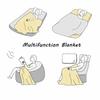 Camouflage color Gilly suit Voldemort Flannel Blanket Military camouflage printed Blankets for Home Car Camping Nap all  seasons