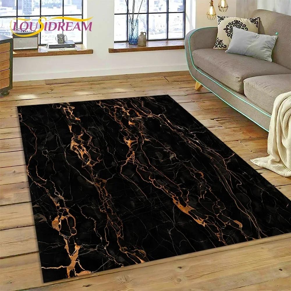 Luxurious Green Gold  Colour Marble Dream Carpet Rug for Bedroom Living Room Sofa Decoration,Children Game Large Decor Floor Mat