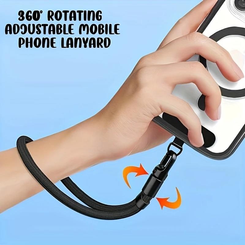 Multifunktionales 360° drehbares Handy-Lanyard mit Anti-Verhedderungs-Armband für Outdoor-Aktivitäten