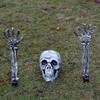 Halloween Skeleton Decoration Halloween Horror Buried Alive Skeleton Skull Garden Yard Lawn Decor For Party Creepy Props