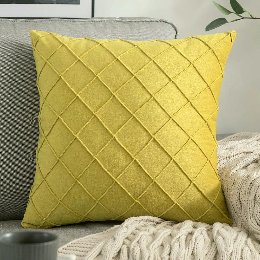 Plaid Velvet Cushion Cover 30x50 45x45cm Decorative Pillow Cover for Sofa Living Room Decor Pillow Case Luxury Cushion