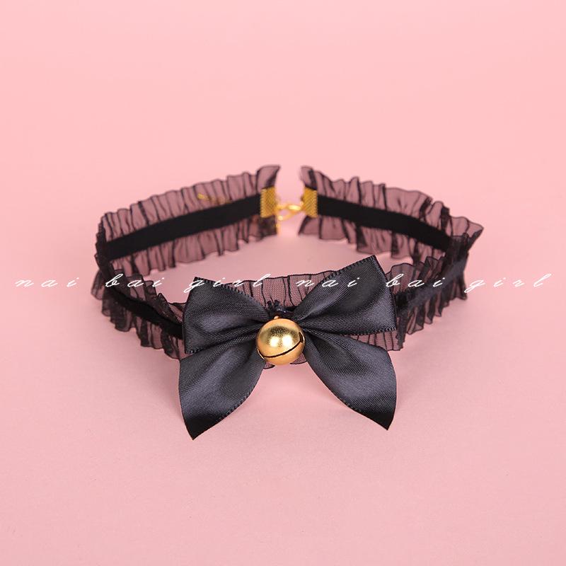 Fox Role Play Set: Metal Anal Plug with Tail, Lace Choker, and Headband for Teasing and Flirting